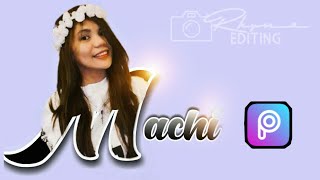 Latest Name Text Photo Editting |Letter Portrait Picsart Editting Tutorial| screenshot 2