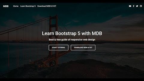Bootstrap Background Image - Tutorial on the latest Bootstrap 5