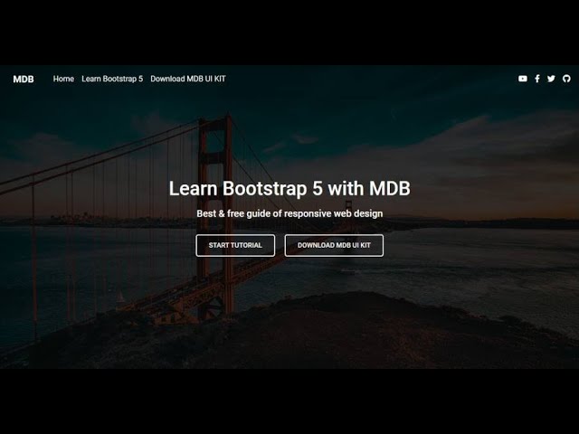 Bootstrap Background Image - Tutorial on the latest Bootstrap 5 - YouTube