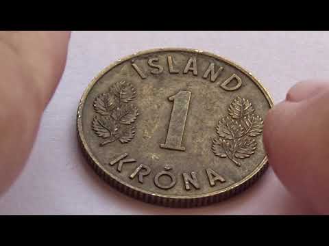 1 Old Island Krona Coin