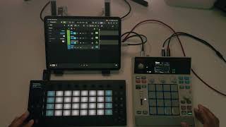 My Ableton Move (Schwung) + Logic iPad + MPC Sample Workflow 