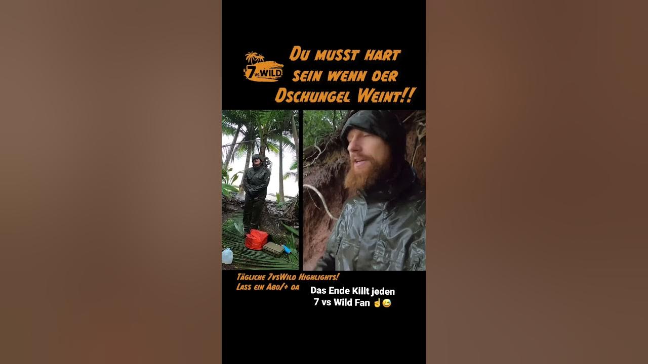 Du musst hart sein wenn der Dschungel weint ☝️😉 Highlights Folge 7 von 7 vs Wild 🫶 shorts YouTube