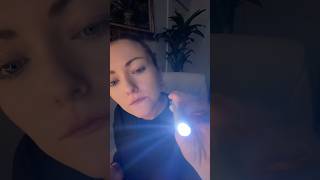 Face exam with tapping, lights, screen taps, whispering #asmr #personalattentionasmr #darkroomasmr