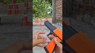 “Testing viral toy gun 🔥 Real power?” #10000000views #youtubeshorts #alltoys #shortsgun