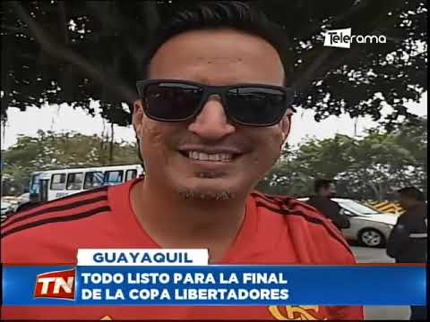 Todo listo para la final de la Copa Libertadores
