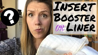 Insert, Booster, or Liner?? | Cloth Diaper 101