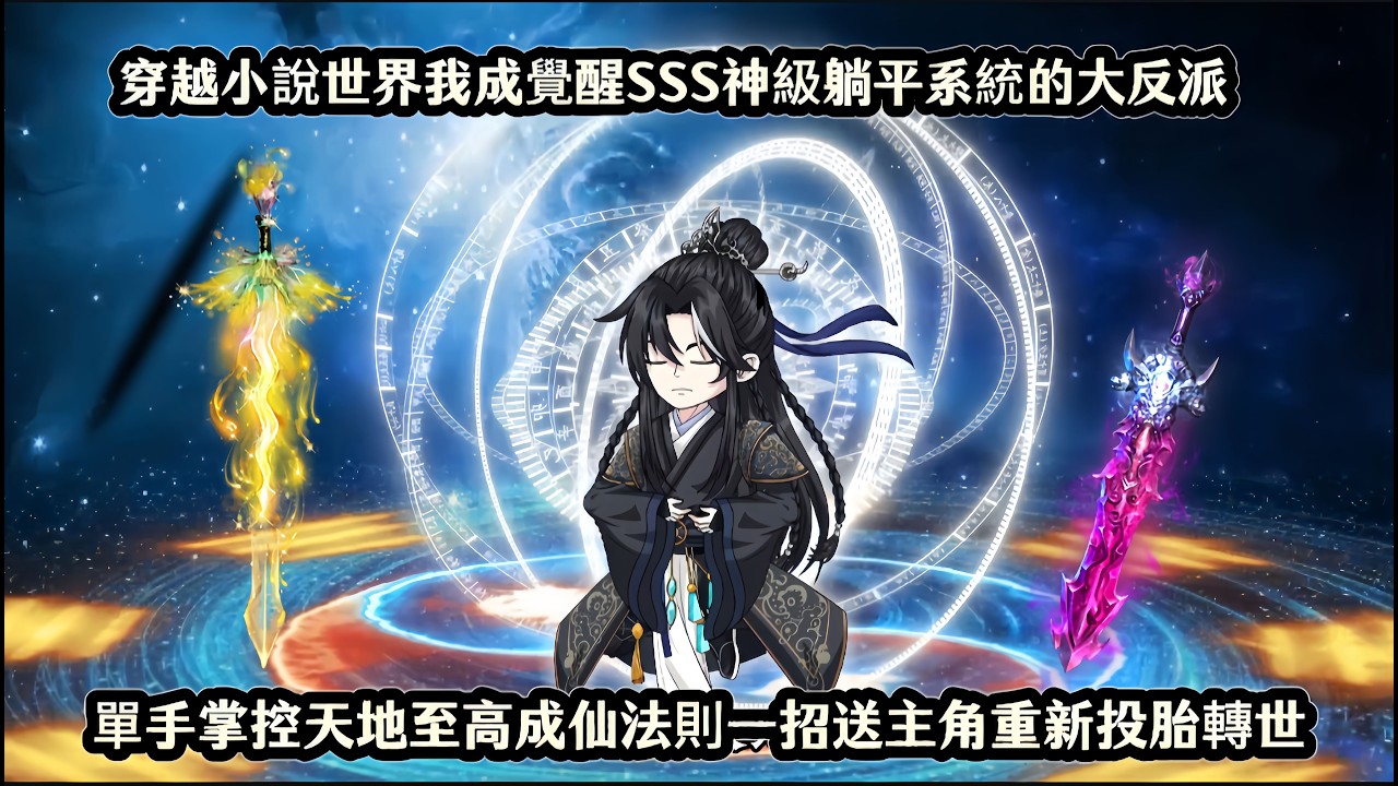穿越小說世界我成覺醒SSS神級躺平系統的大反派，單手掌控天地至高成仙法則一招送主角重新投胎轉世