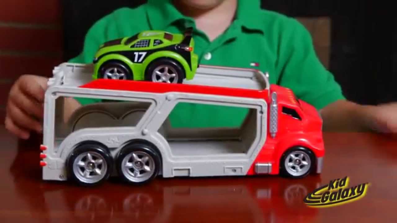 Kid Galaxy Soft Body Car Carrier (Item 10934) YouTube