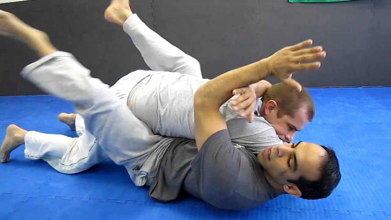 bjj Head and Arm Triangle and Anaconda from sitting guard YouTube