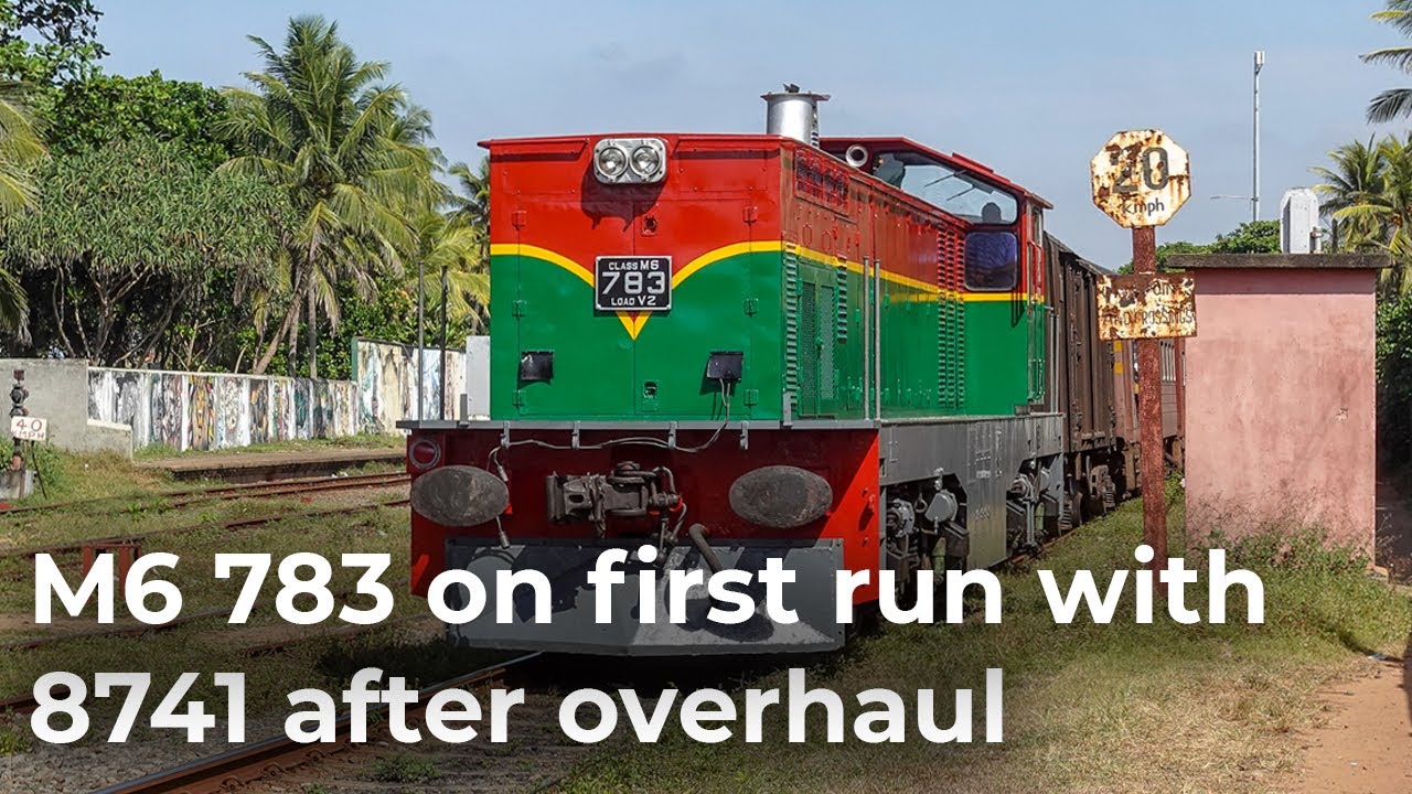 Class M6 783 on 8741 for the first time after overhaul