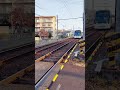 【鹿児島市電7001号】【二軒茶屋4号踏切】を通過します。 #shorts #鹿児島市電 #tram