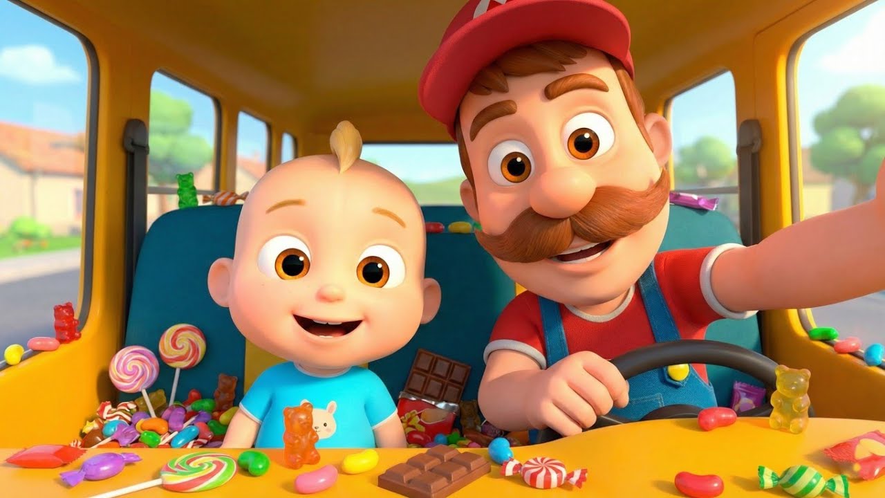 Wheels Go Round & Round | Fun Nursery Rhymes & Kids Songs