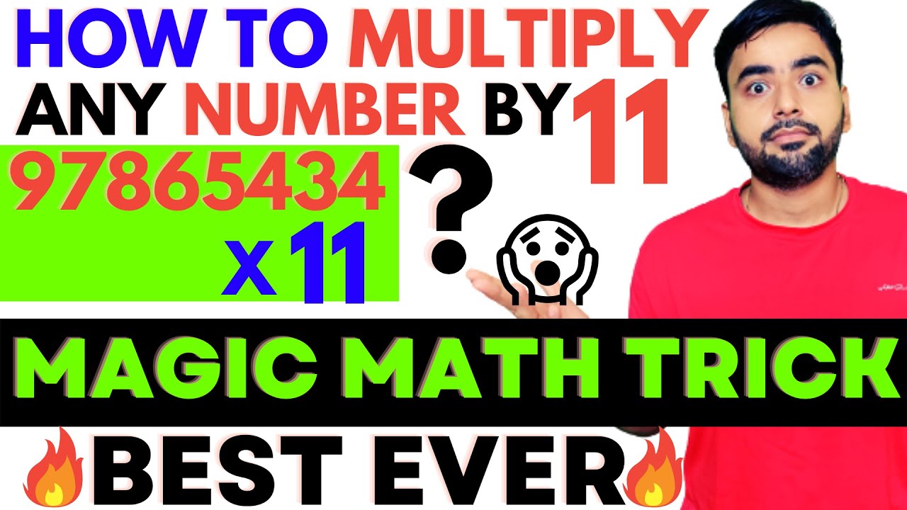 BEST TRICK OF MULTIPLICATION || HOW TO MULTIPLY ANY NUMBER BY 11 ...
