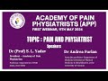 Academy of Pain Physiatrists (APP) Webinar (1) Pain and Physiatrist | Dr Andrea Furlan