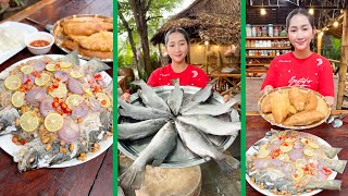 Cooking with Sros: Mommy Chef Cooking Fillet fish for crispy and steam recipe | Tasty fish 2 recipes by Cooking With Sros 19,222 views 2 weeks ago 8 minutes, 2 seconds