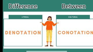 10 Key Differences between Denotation vs Connotation|| Understanding Denotation and Connotation