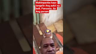 paraan ng pag tangal ng putol na bolt#tipstutorials#constructiontips#rmovebolts#viralstips