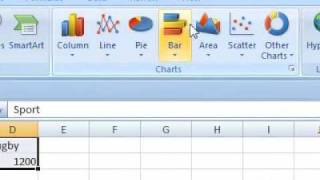 How to insert a 3D area chart