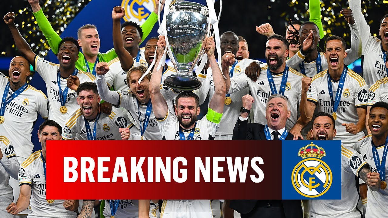 🏆REAL MADRID win their 15th CHAMPIONS LEAGUE! (Dortmund vs Madrid 0-2 Goals Highlights 2024)