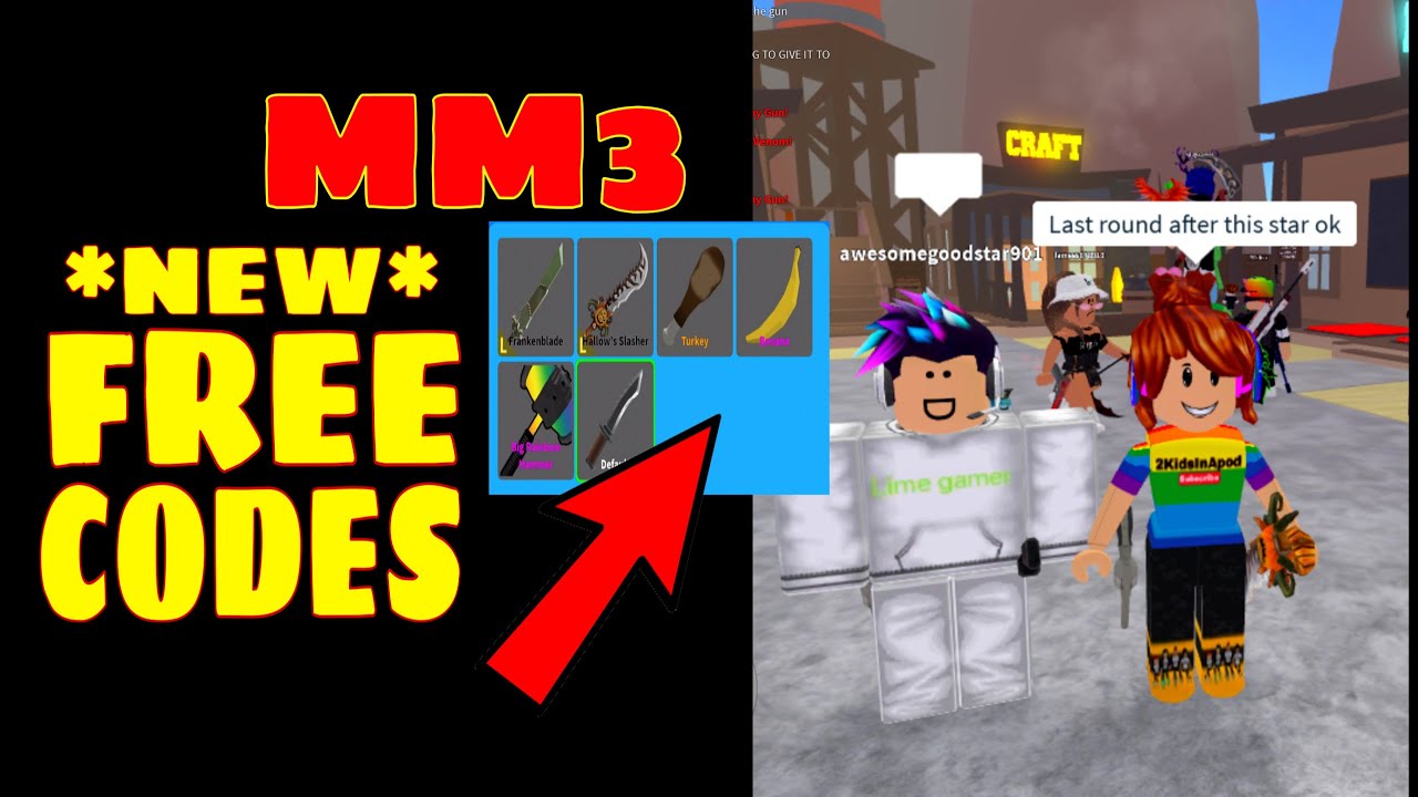 Roblox Murder Mystery 3 codes (May 2023): Free knives, pets