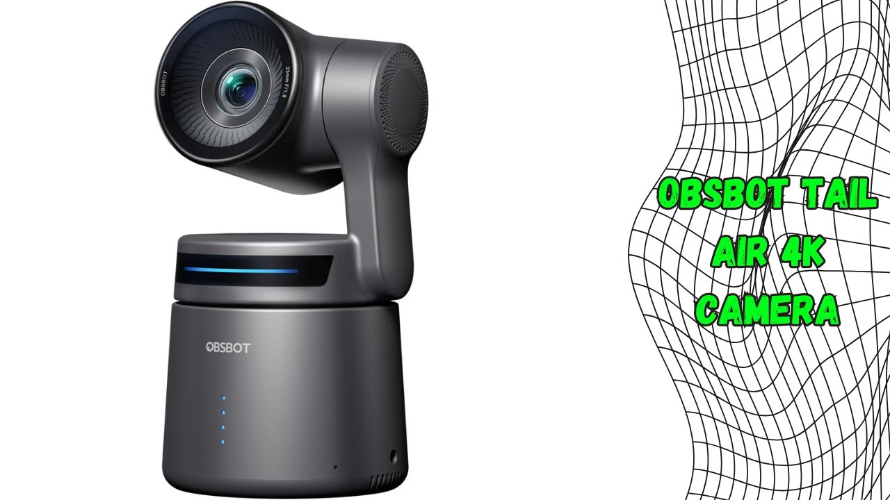 Камера OBSBOT Tail Air 4K — свобода беспроводной потоковой передачи | Сверхчёткое качество 4K