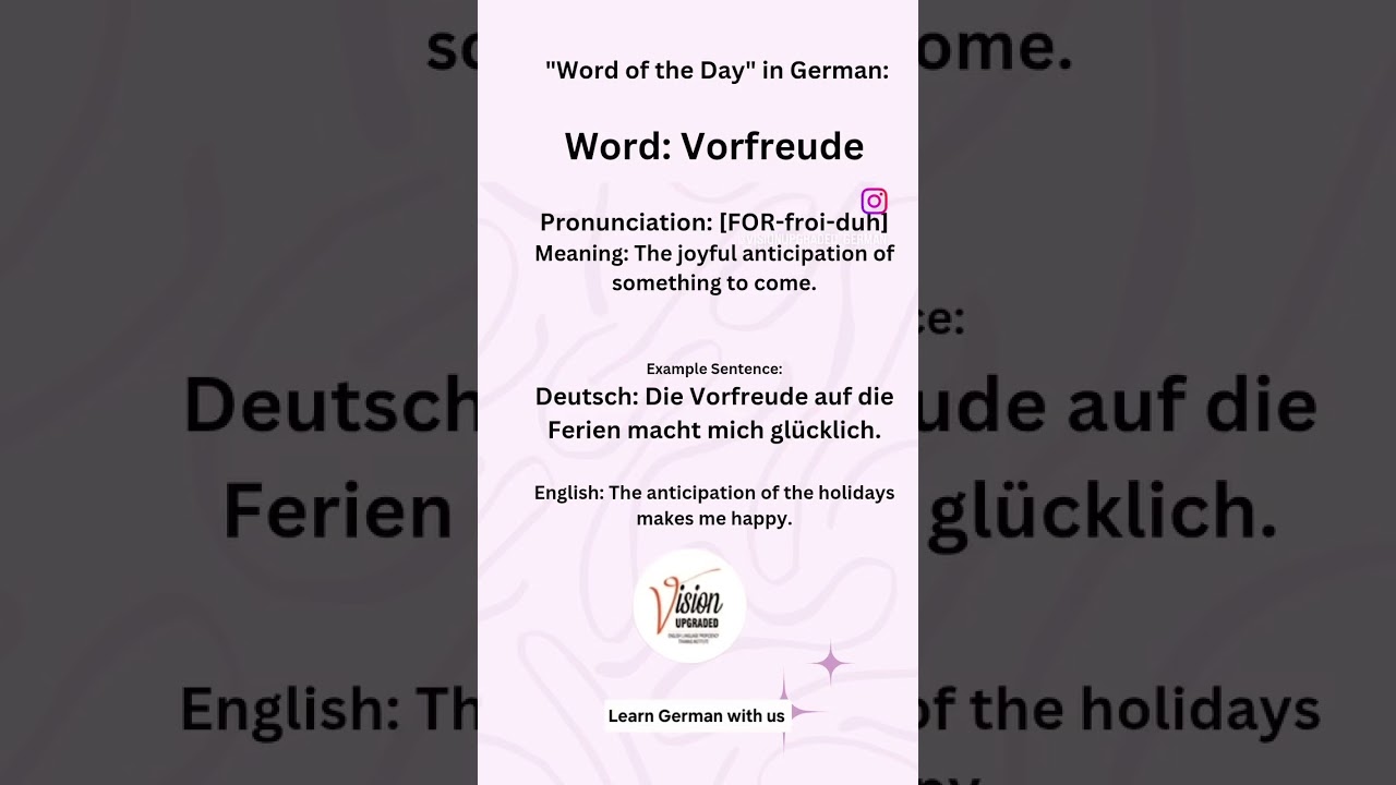 German Word of the Day! 
