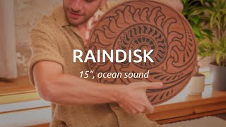 15 Rain Disk, Ocean Sound, Fibonacci-Inspired Carving, RDO15F - Meinl Sonic Energy