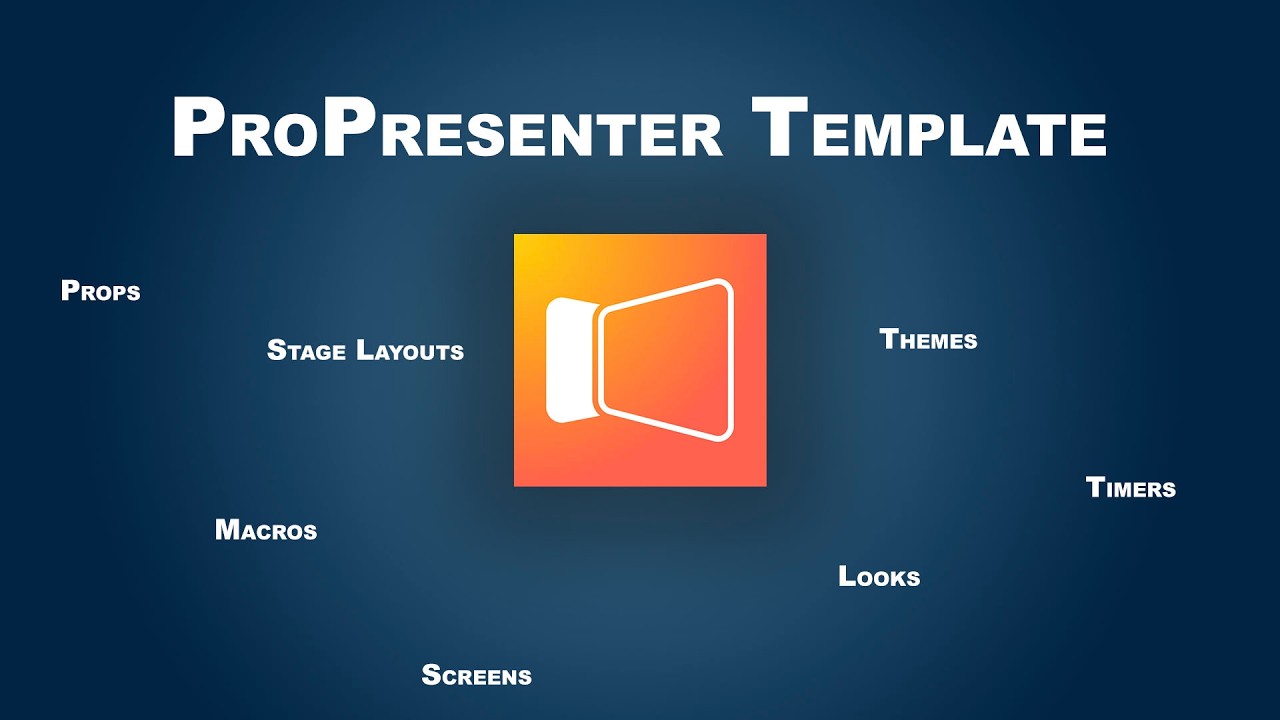 Представляем шаблон быстрого старта ProPresenter от Crazy Amazing Designs