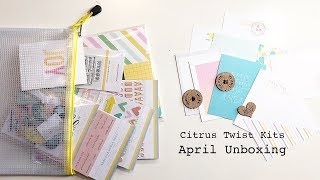 Citrus Twist Kits: April Unboxing