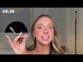 Tate McRae's 10-Minute Beauty Routine for Glowy Skin & Glittery Eyes | Allure