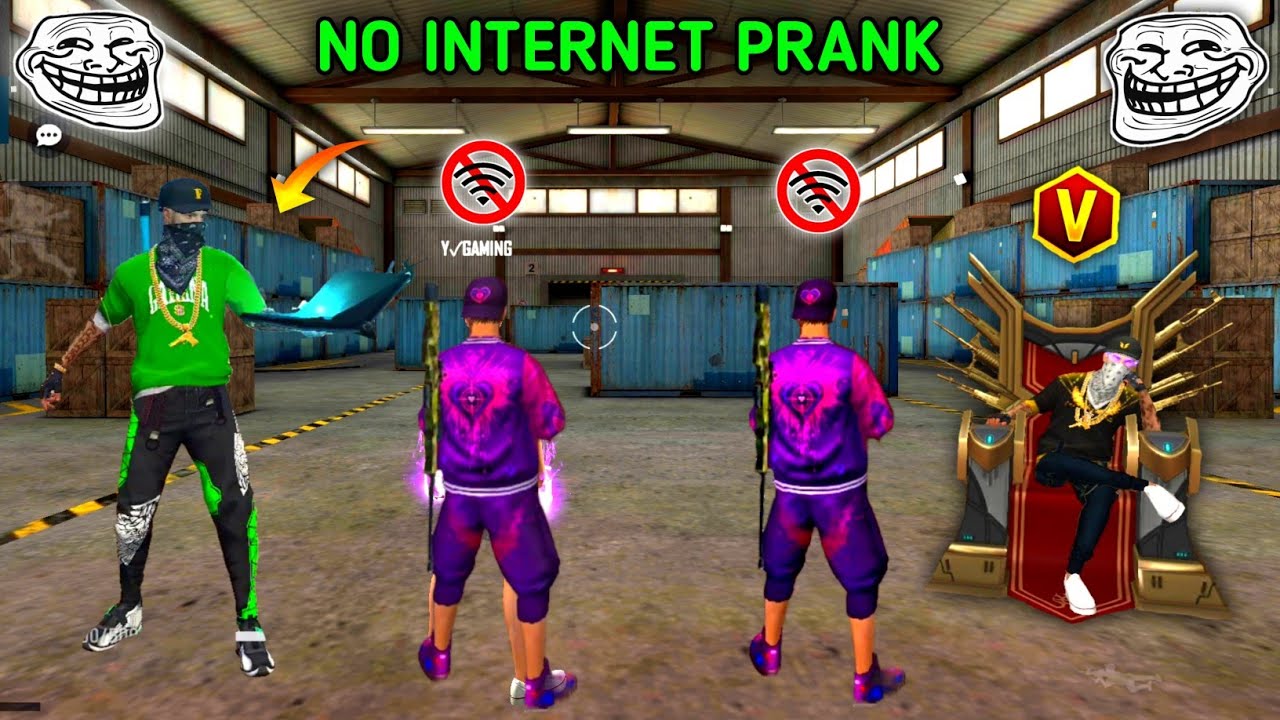 No Internet Prank With Worldchat Random Player 🤧 लेकिन ये Kya 😭 गलत हुआ मेरे साथ | Garena Free Fire🔥