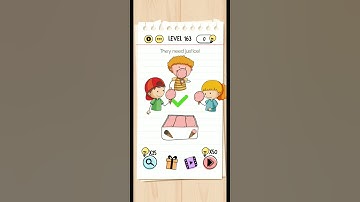 Brain Test level 163 Walkthrough solution or answer