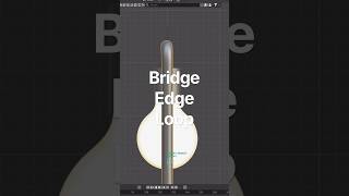 Let me introduce you the bridge edge loop to make 90 degrees joints #blendertips #blendertricks