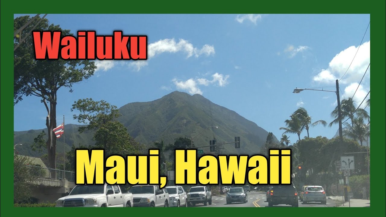 Wailuku Maui Hawaii Travel Guide Tour and Local Tasty Crust Restaurant, things to do vlog