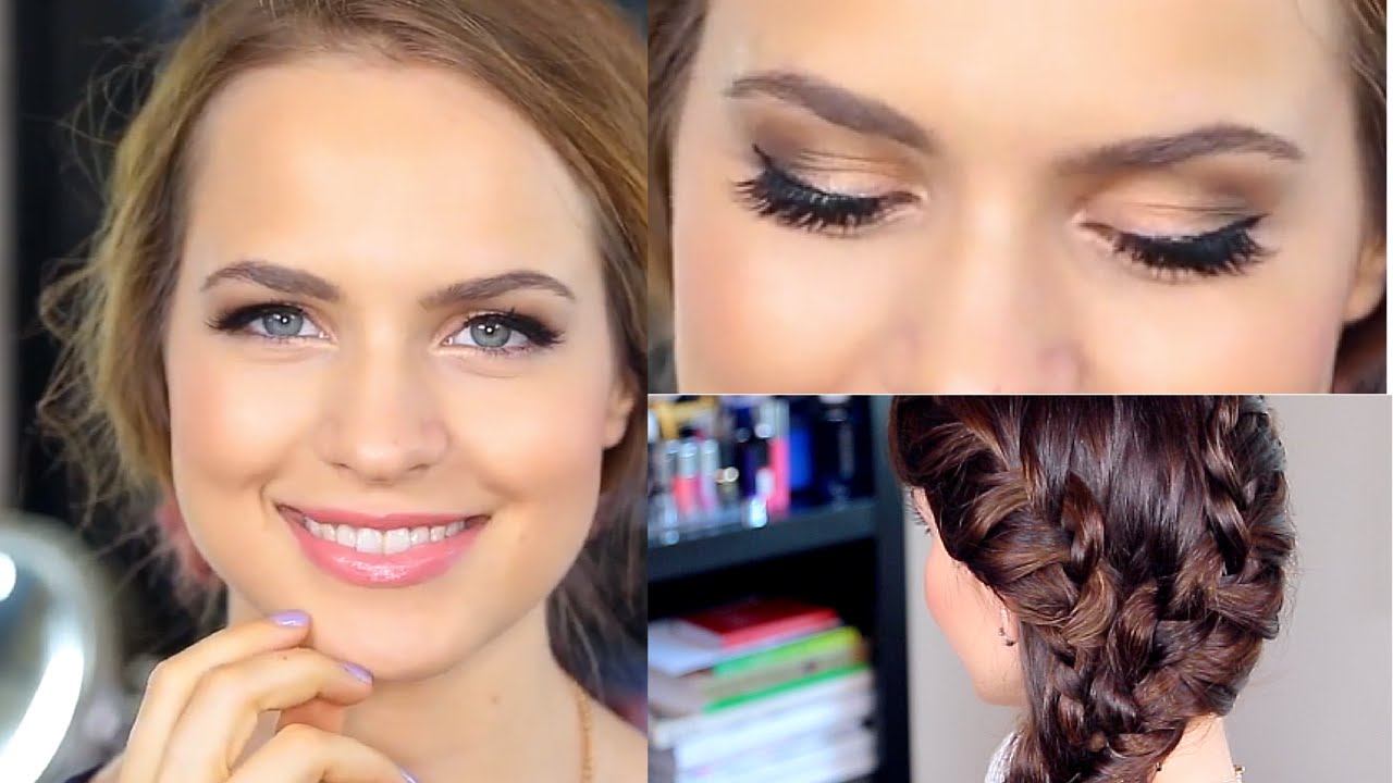 Glam Fall Makeup Tutorial And Hair YouTube