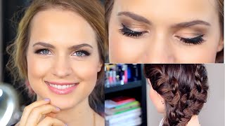 Glam Fall Makeup Tutorial and Hair!