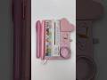 Putting Together a Pink Aesthetic Stationery Set 💗 ASMR