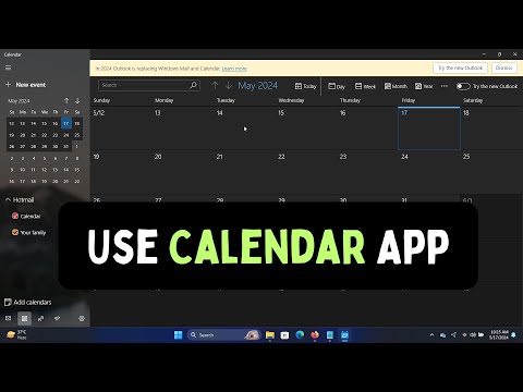 How to Use Calendar App on Windows 11