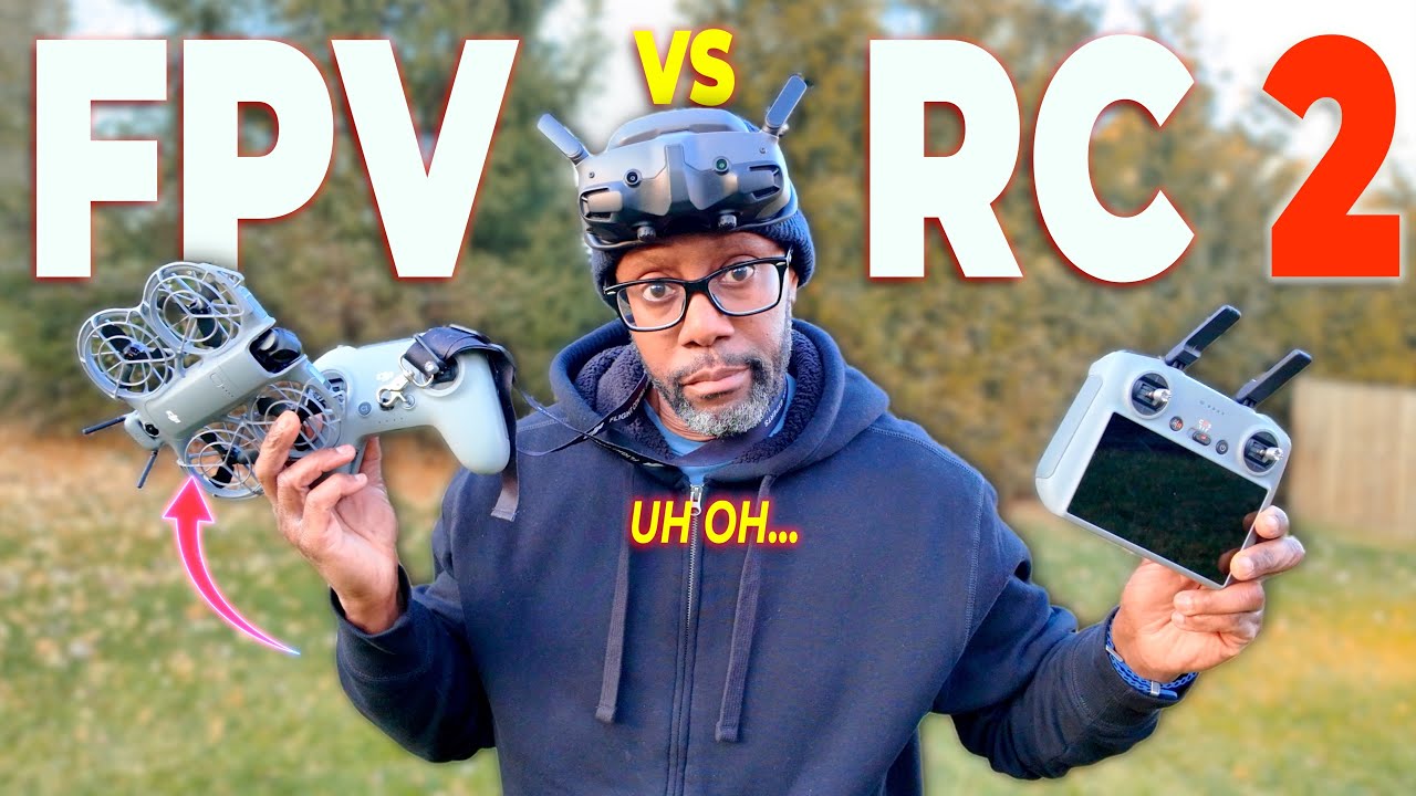 DJI Neo 2 FPV vs RC2 — Two Control Methods, One Scary Moment