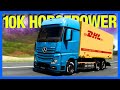 10,000 Horsepower Box Truck in Euro Truck Simulator 2