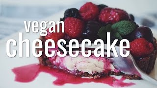 vegan cheesecake | hot for food (collab with the vegetarian baker)