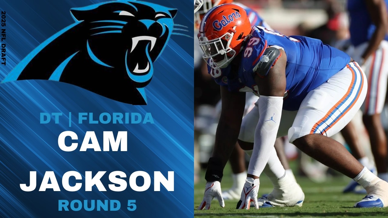 Carolina Panthers Fan Reacts to Cam Jackson 2025 NFL Draft Pick