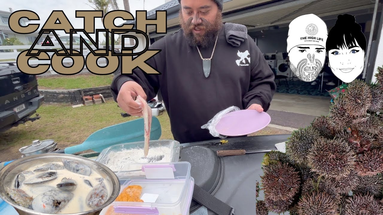 Ныряние с племянниками - ловля и приготовление мишей