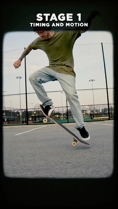 Master the Ollie: 4 Stages of jumping on a Skateboard! 🛹 #ollie #skateboarding