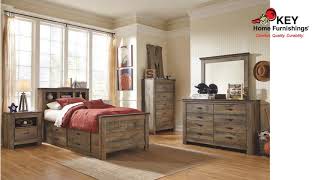 Ashley Trinell Twin Bookcase Bed With Drawer Storage B446TBC | KEY Home