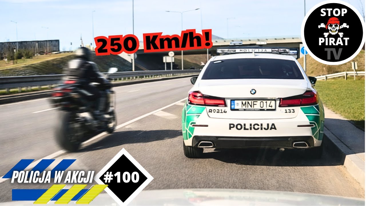 POLICJA W AKCJI #100 - Najbardziej ekstremalne pościgi policji, Piraci drogowi w starciu z policją