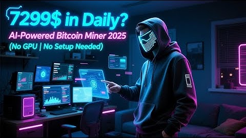 7299$ in Daily? AI-Powered Bitcoin Miner 2025 (No GPU | No Setup Needed)