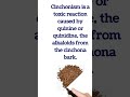 Cinchonism #pharmacology #biology #malaria #antimalarial