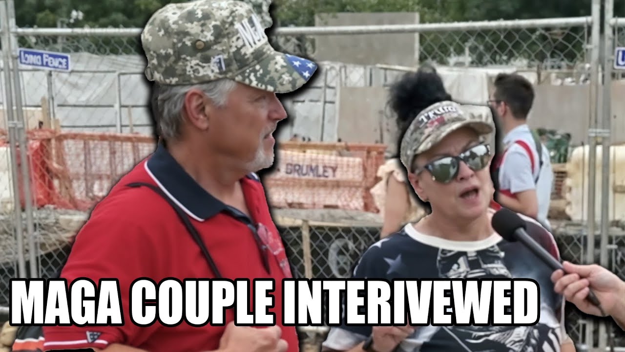 MAGA Couple PROUDLY Endorse Fascism On Camera