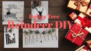 DOLLAR TREE REINDEER DIYS | REINDEER COLLAB WITH KATHY JO | NEW WOOD GRAIN TOOL